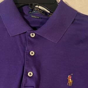 Polo by Ralph Lauren Men's Deep Purple Polo Shirt
